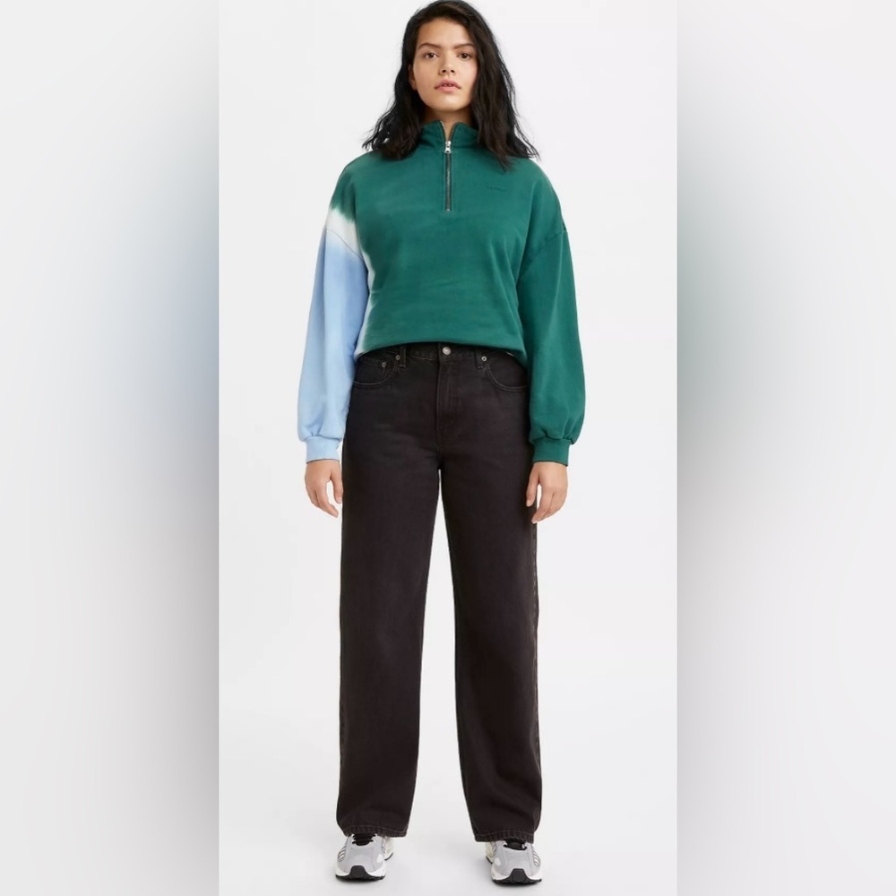 Levi’s 90’s Black Soul-Loose -Mid Rise Straight Fit Jean -EUC!!😍🖤Sz 32🍂 - Picture 8 of 10